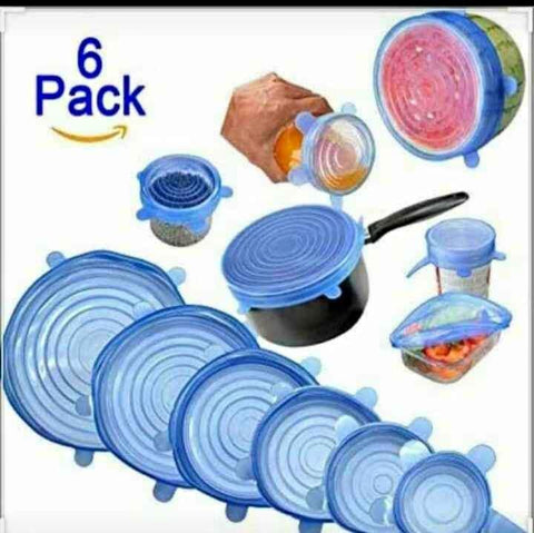 Image of 6 Tapas de Silicona Multiuso