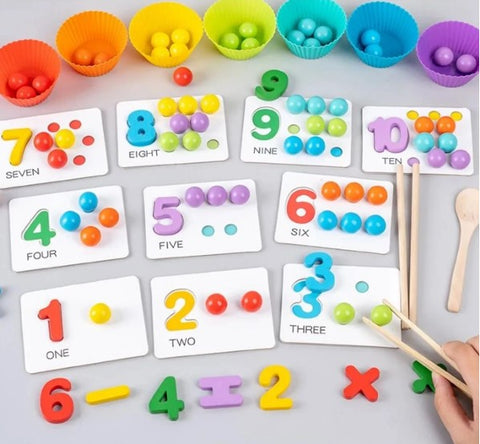 Image of Juego de Combinación de Cuentas Montessori