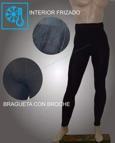 Image of Pantalón Calentador Térmico Afelpado para Caballeros
