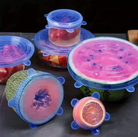 Image of 6 Tapas de Silicona Multiuso