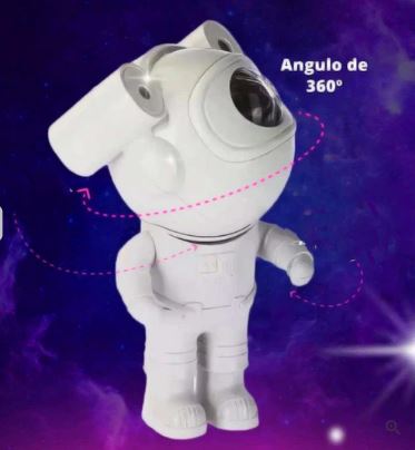 Image of Proyector Astronauta de Galaxias 360° con Parlante Bluetooth