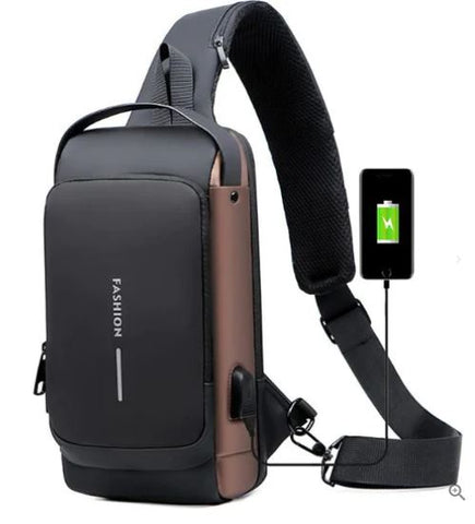 Image of Morral Antirrobo Impermeable con USB y Clave