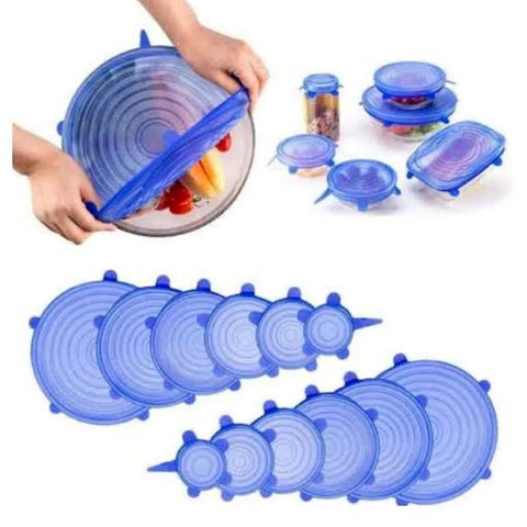 Image of 6 Tapas de Silicona Multiuso