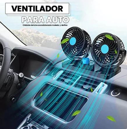 Image of Ventilador Doble para Carro