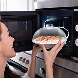 Image of Tapa para Microondas Protectora de Alimentos