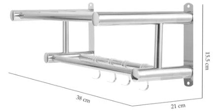 Image of Estante Toallero de Acero Inoxidable