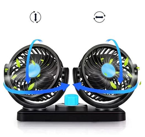 Image of Ventilador Doble para Carro